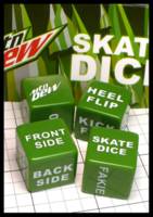 Dice : Dice - Game Dice - Mountain Dew Skate Dice - JA Collection Mar 2024